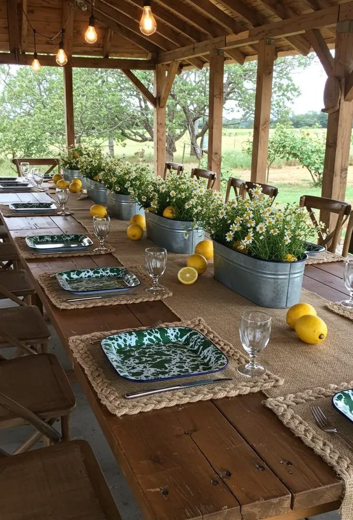 rustic farmhouse party