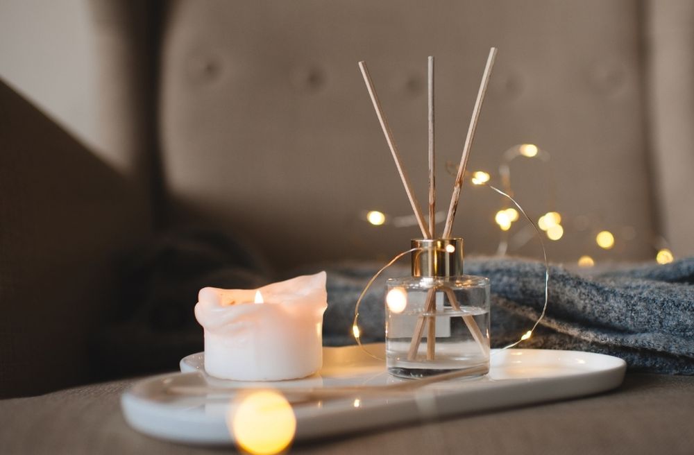 scented candle home