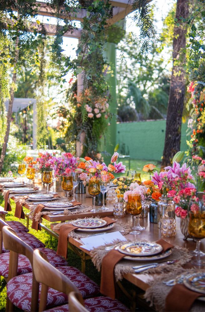 spring garden party elegant outdoor dining