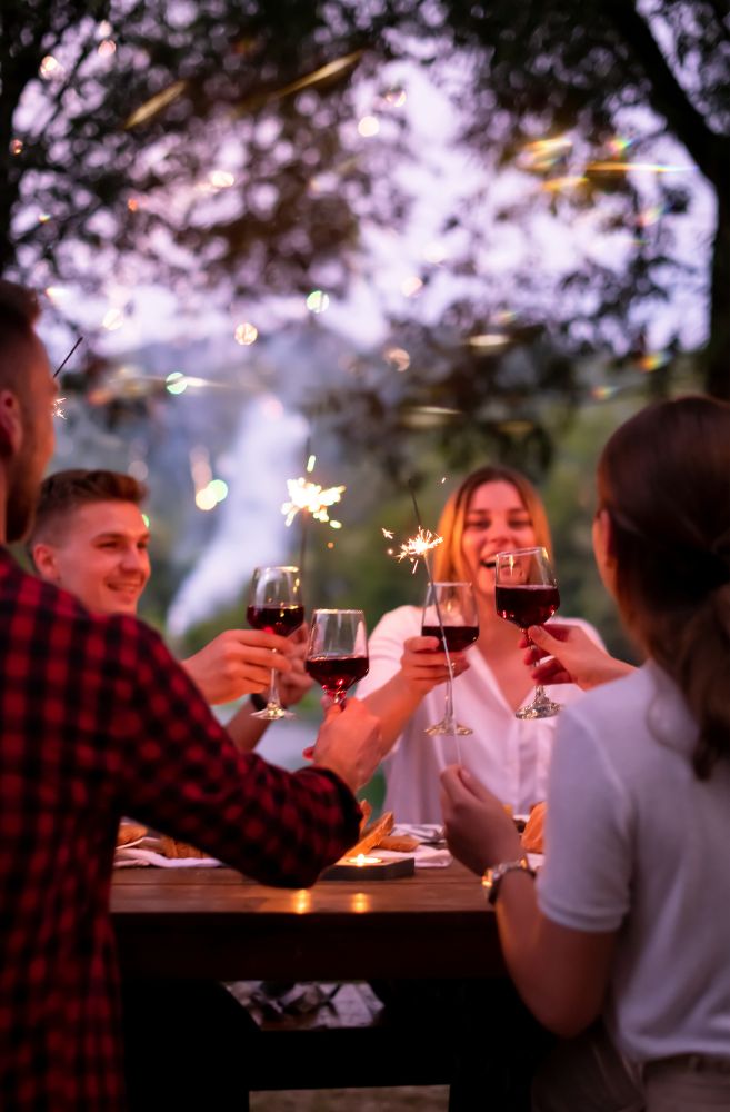 summer evening entertaining