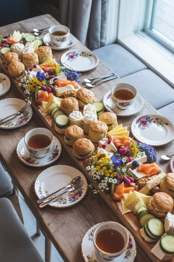 tea party charcuterie board
