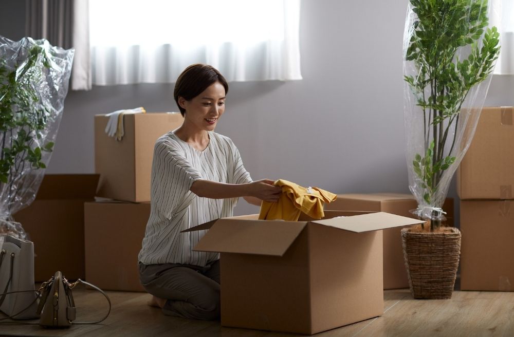 unpacking new home