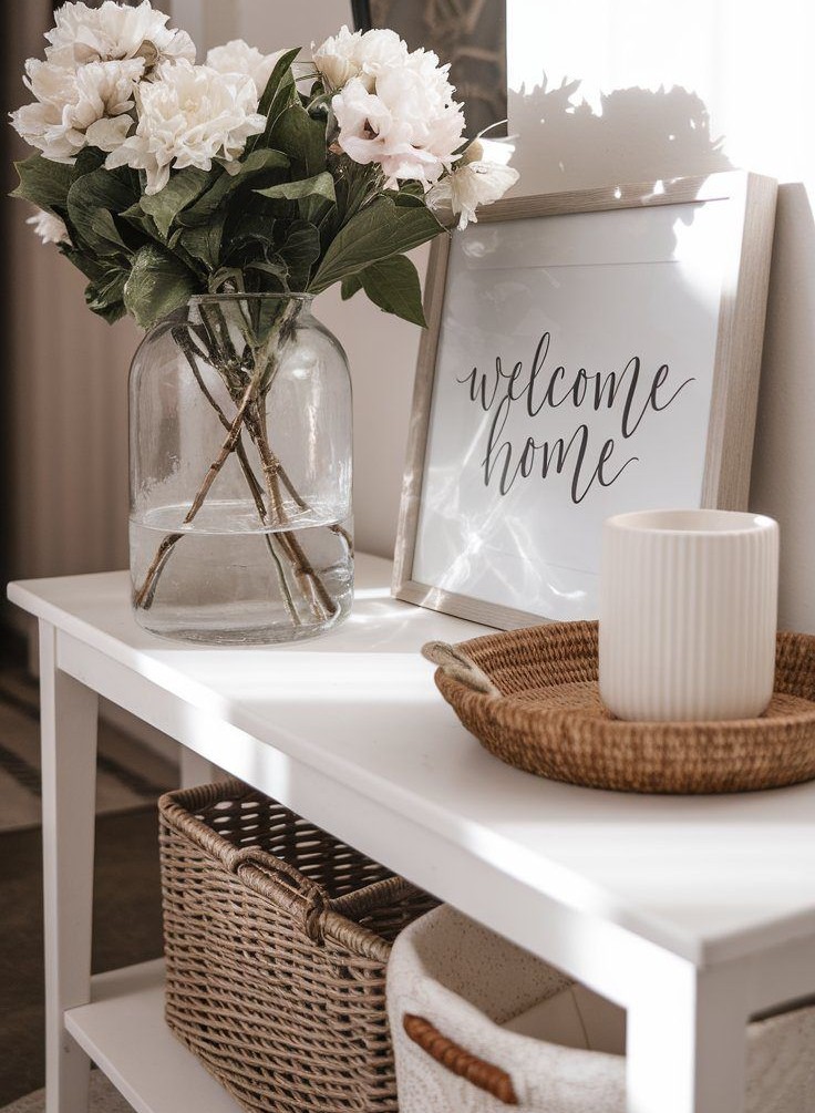 welcome home sign
