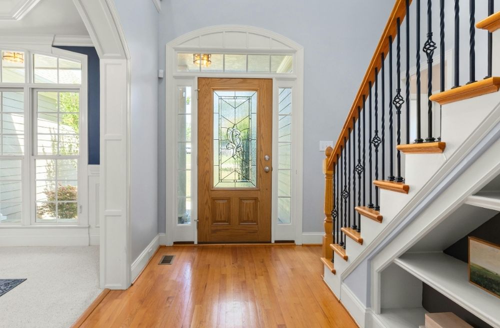 welcoming home entrance