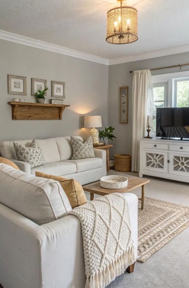 A warm, inviting living room