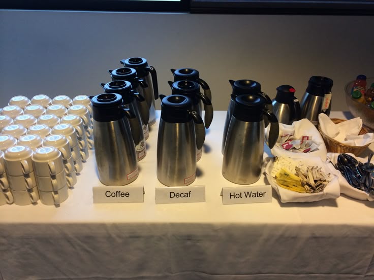 brunch coffee buffet