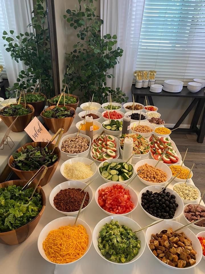 buffet topping bowls
