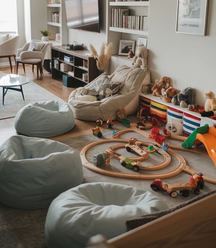 children play area living room