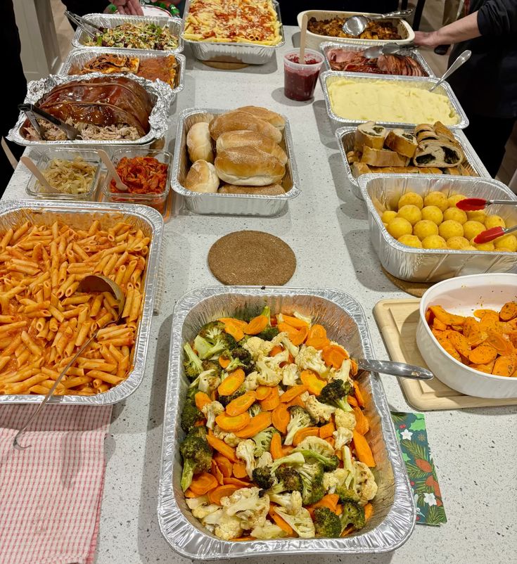 family dinner buffet