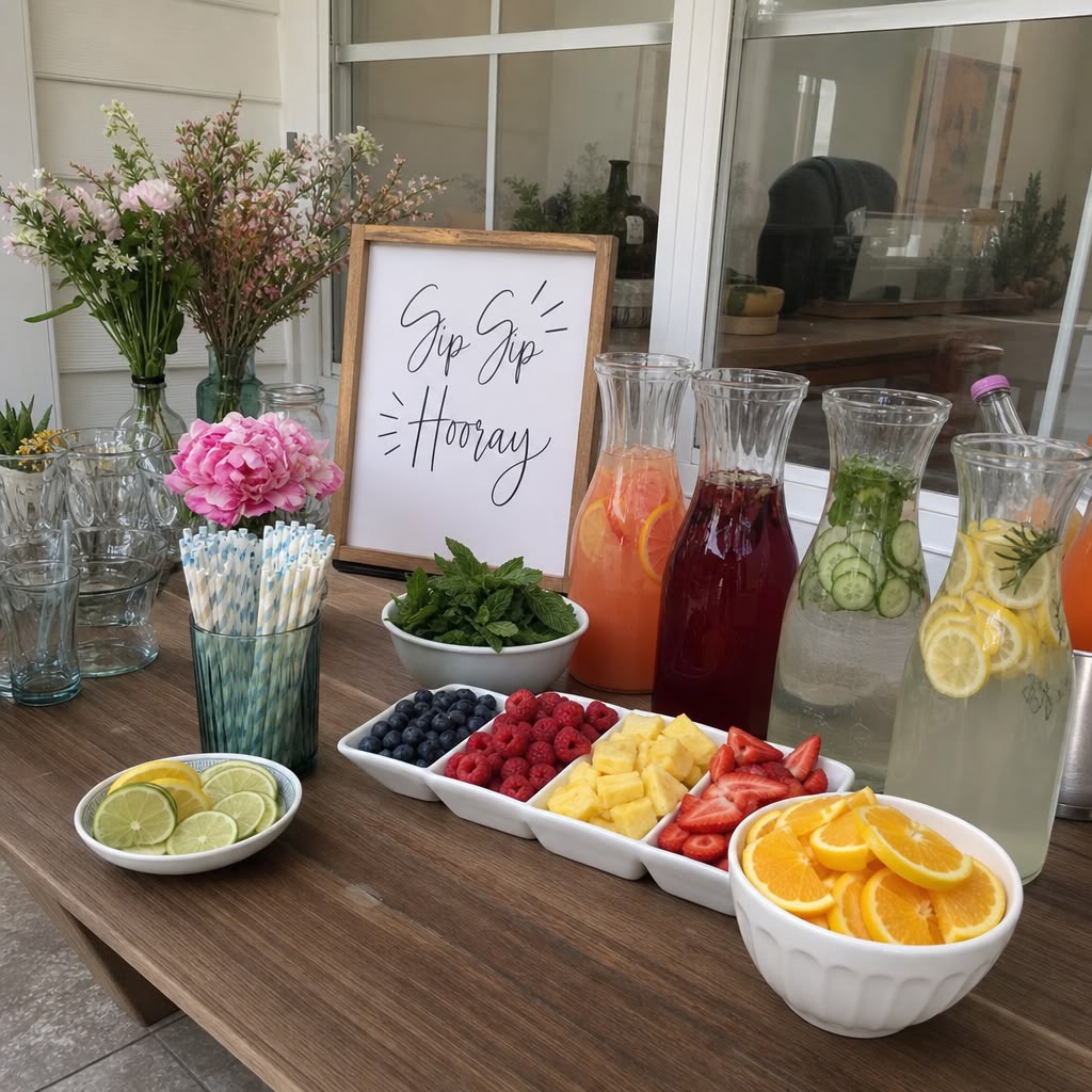 family mocktail bar