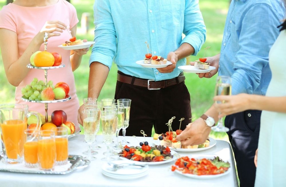 garden dessert party