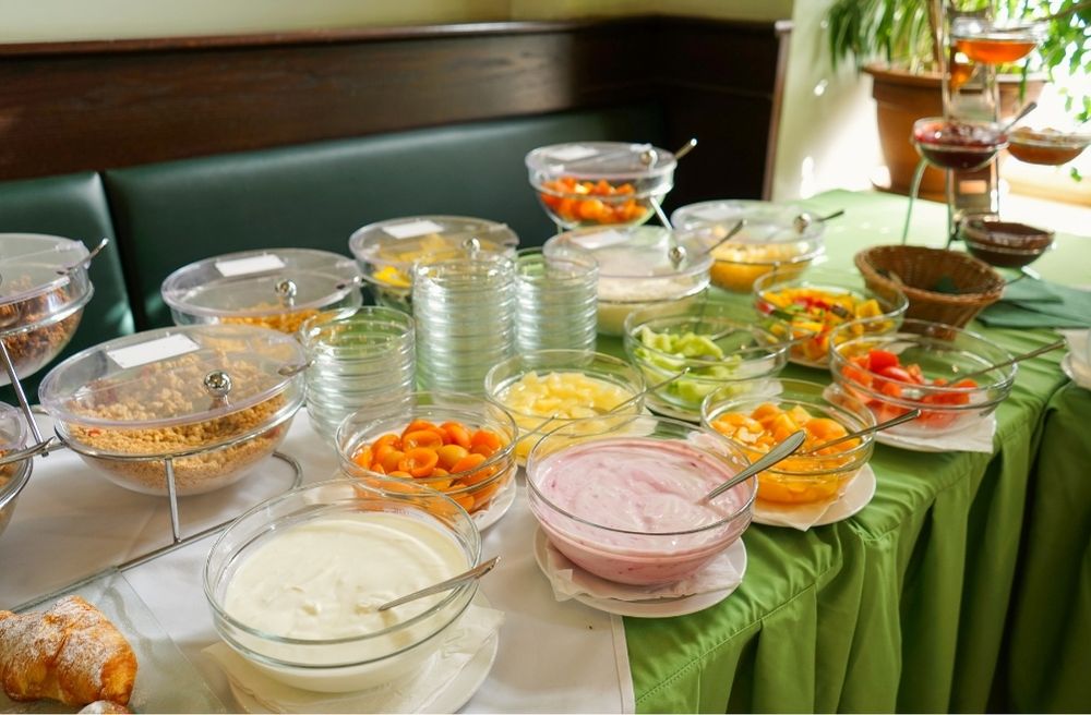 glass buffet bowls