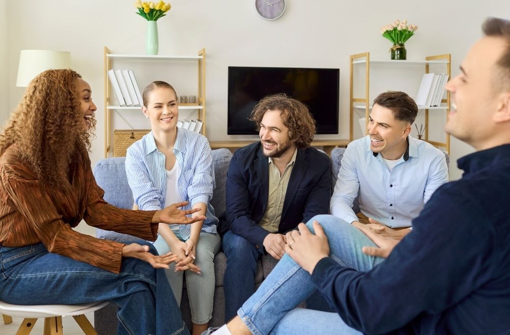 inclusive friends home gathering
