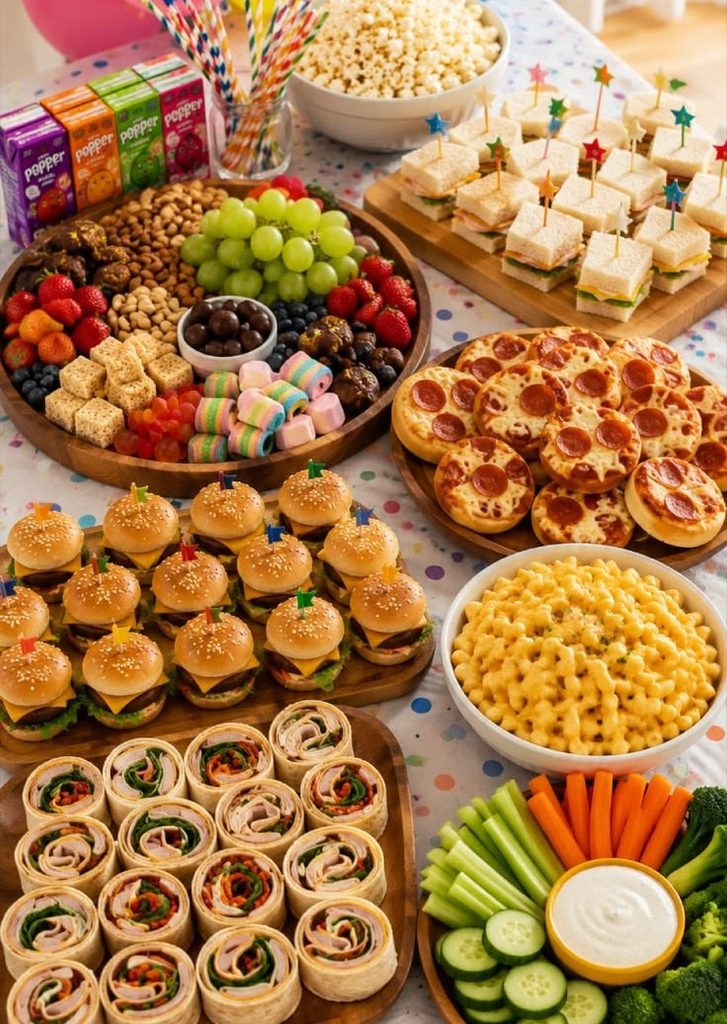 kids appetizer table