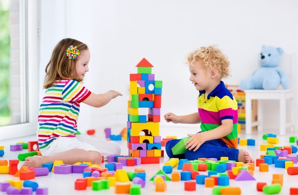 kids building station