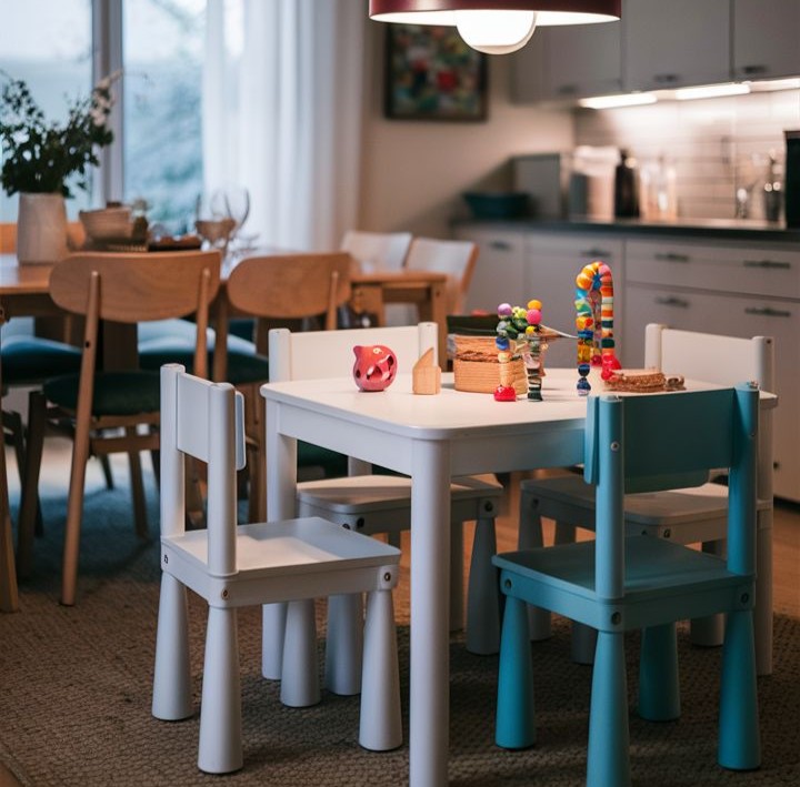 kids craft dinner party