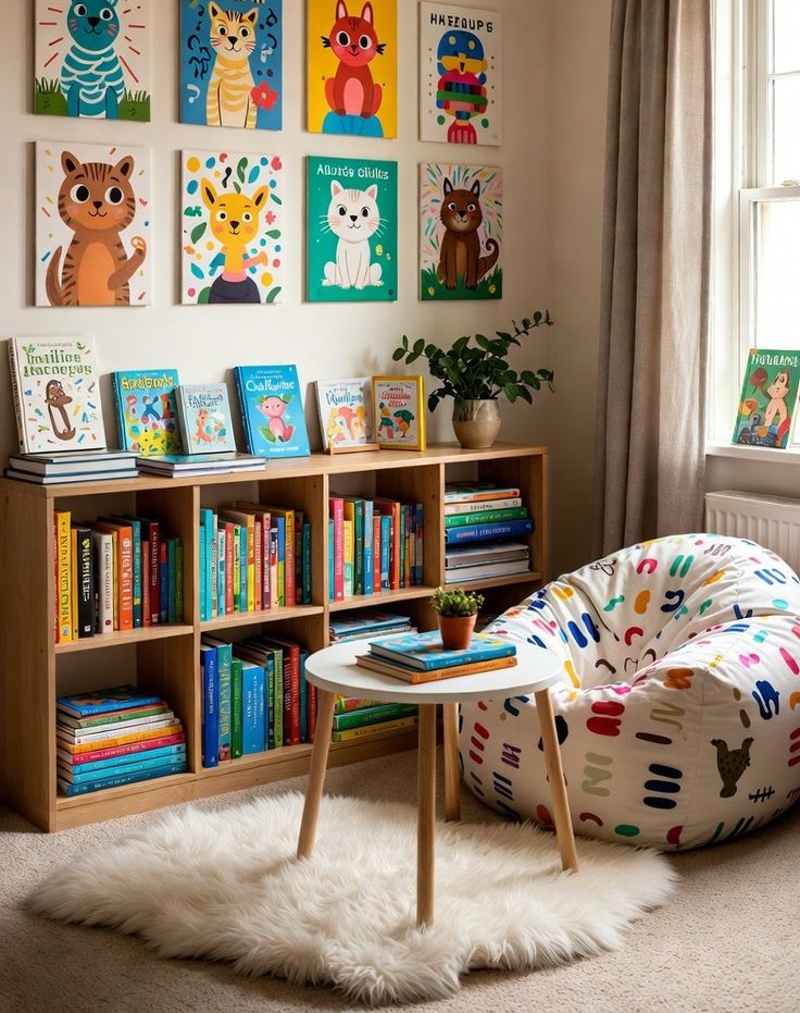 organized kids activity area