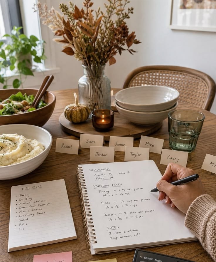 potluck menu planning