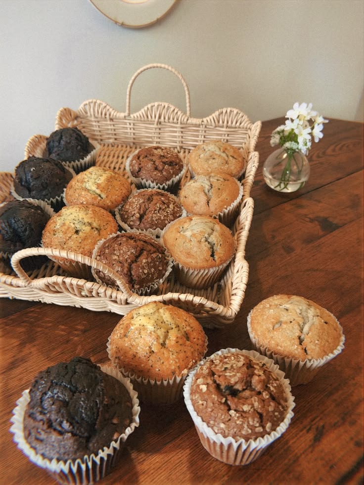 rustic dessert baskets