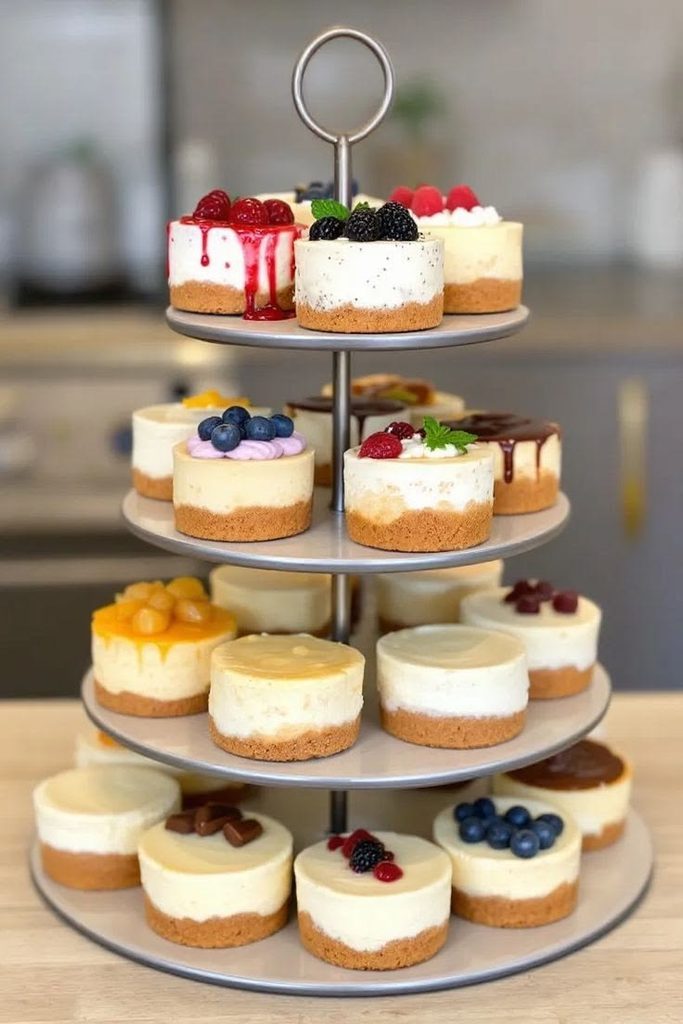 tiered dessert stand