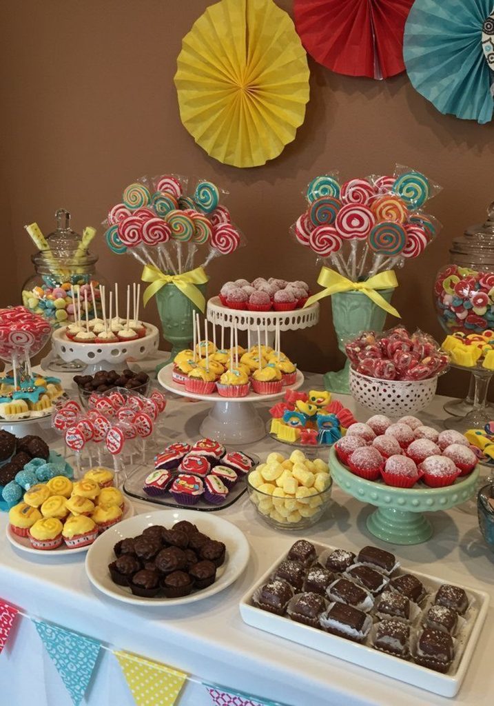 toddler dessert table