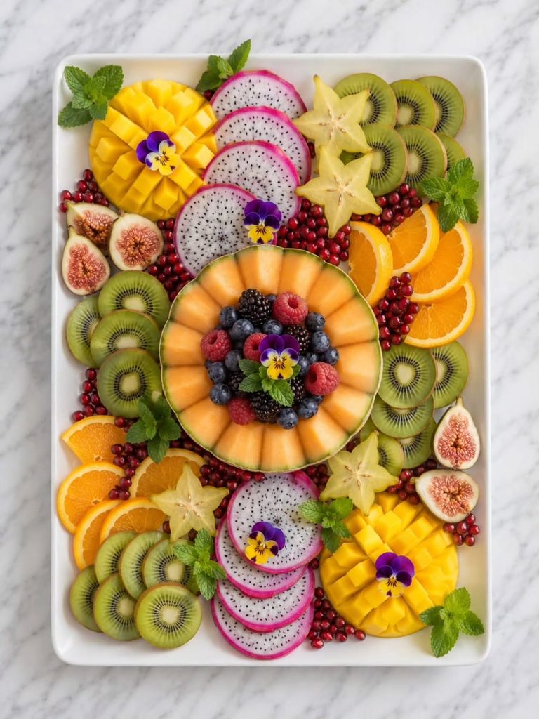 tropical fruit platter