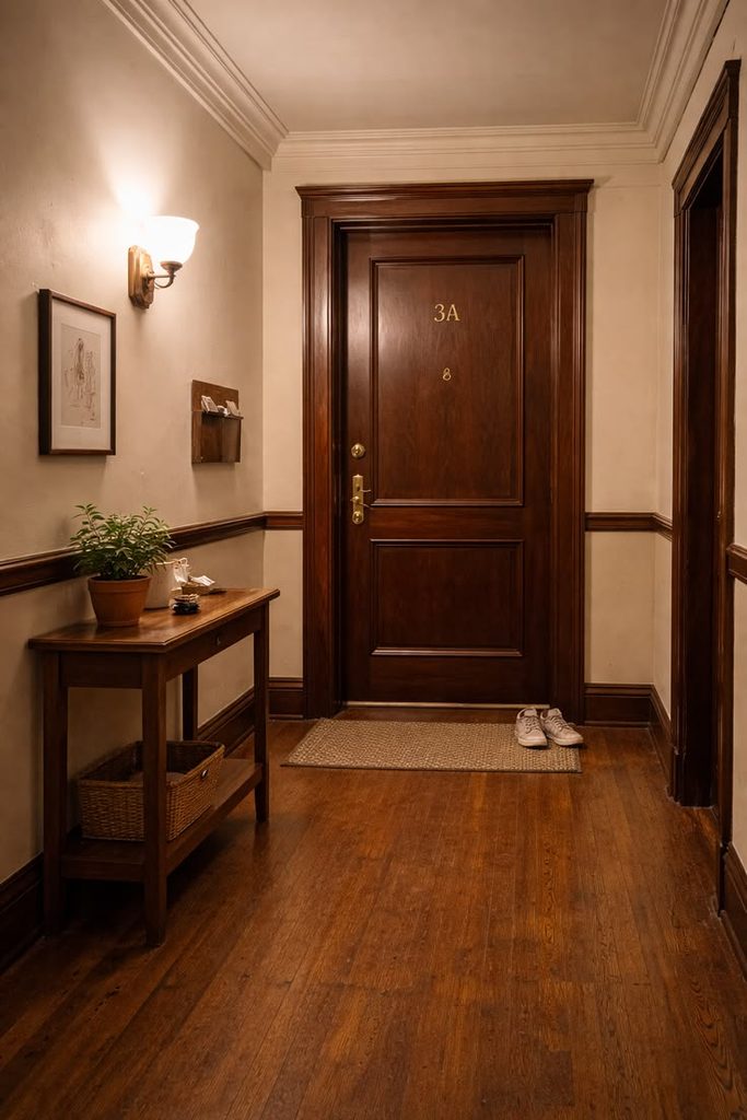 warm host goodbye doorway